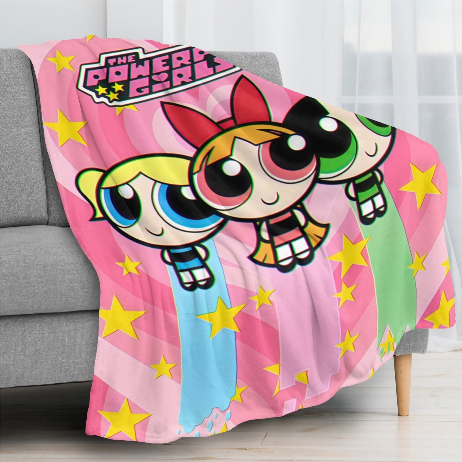 Powerpuff Girls Blanket Soft Bed Sofa Throw Cozy Lightweight Birthday Gift
