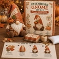 thumbnail image 2 of HWRETIE Diy Patchwork Gnome Kit,Craft Your Own Gnome,Complete Sewing Set for Home Decor,Festive Holiday Gift, 2 of 7