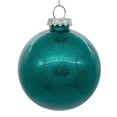 thumbnail image 1 of Vickerman N211542 Boule Transparente Pailletée Sarcelle de 6 Po - 4 par Sac, 1 of 1