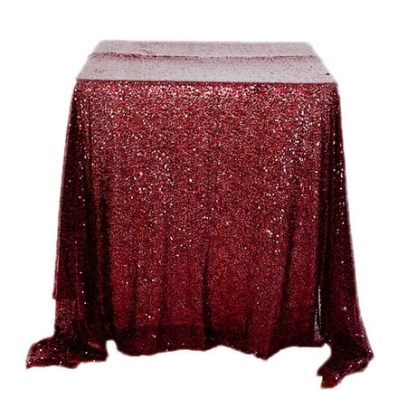 

YUEHAO room decor home decor Sequin Tablecloth 23.6 Glitter Sparkly Sequin Fabric Tablecloth Sparkly Table Cloth Cake Table Cover Overlay For Birthday Wedding Party Decoration Q