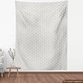 thumbnail image 3 of Abstract Fabric by the Yard Upholstery, Pattern of Contemporary Vertical Zigzags Arrows Outlined Shapes, Decorative Fabric for DIY and Home Accents, Dark Taupe and White by Ambesonne, 3 of 4