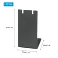 thumbnail image 2 of 10pcs Earring Display Stand, Acrylic Earring Holder Earring Stands Storage Organizer L Rack, Black, 2 of 6
