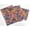 Pink Purple Brown Floral, variant on Batik Tie Dye Countertop Appliance Slider Mats by Penny's Needful Things (Pink Blue Green Spots) 3-Pack