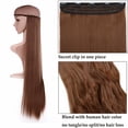 thumbnail image 5 of Benehair Clip in Hair Extensions as Human One Piece Hair Extension Curly Wavy Straight Hairpieces for Woman, 5 of 6