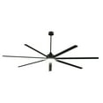 thumbnail image 2 of Craftian 96 Inch Black Industrial Ceiling Fan with Lights and Remote Control, Large Ceiling Fan with 6-Speed,7 Aluminum Blades, 2 of 9