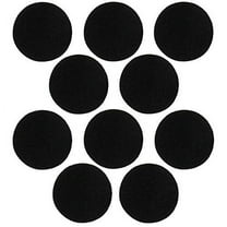 epacks Foam Ear Pads for Sony Sennheiser Philips Headset Headphone Covers 50mm / 2" Replacement Foam Earphone Ear Pad Cushions, Black (10 Pack) 5 Pairs