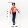 thumbnail image 2 of Poseable MJ Plush Figure 11 Inch Bendable Pop Legend Stuffed Doll, Collectible Novelty Gift for Adult Fans, 2 of 4