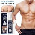 thumbnail image 2 of East Moon Men's Hair Removal Foam Spray Leg Armpit Chest Hair Gentle Clean Fast Hair Removal Spray -, 2 of 5