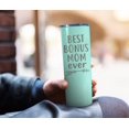 thumbnail image 5 of Mothers Day Gifts for Mother In Law Best Bonus Mom Gifts From Daughter Son in Law 20oz Green Travel Cup Gift Set for Stepmom Christmas Birthday Presents for Stepmother Tumbler with Lid Staw, 5 of 6