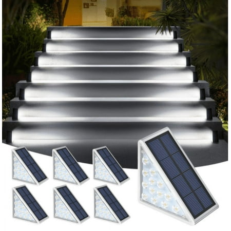 

Clearance Jiikun Garden Lamps LED Solar Step Lights，It Can Withstand A Variety Of Weather Such As Heavy Rain Snow And Frost.