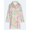 thumbnail image 6 of Free Assembly Women's and Women's Plus Floral Car Coat with Long Sleeves, Sizes XS-4X, 6 of 6