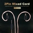 thumbnail image 4 of Yucurem 0.78mm 2 Pin Earbuds Cable with Mic for Weston 1964 Ue3x Ue18 W4r (copper ), 4 of 10