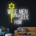 thumbnail image 3 of Handmadetneonsign Wise Men Still Seek Him Neon Sign, Wise Men Still Seek Him Led Sign, Christmas, 3 of 5