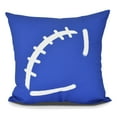 thumbnail image 2 of Football Geometric Print Pillow, 2 of 2