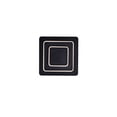 thumbnail image 1 of Applique LED avec Finition Noire Mate, 1 of 6