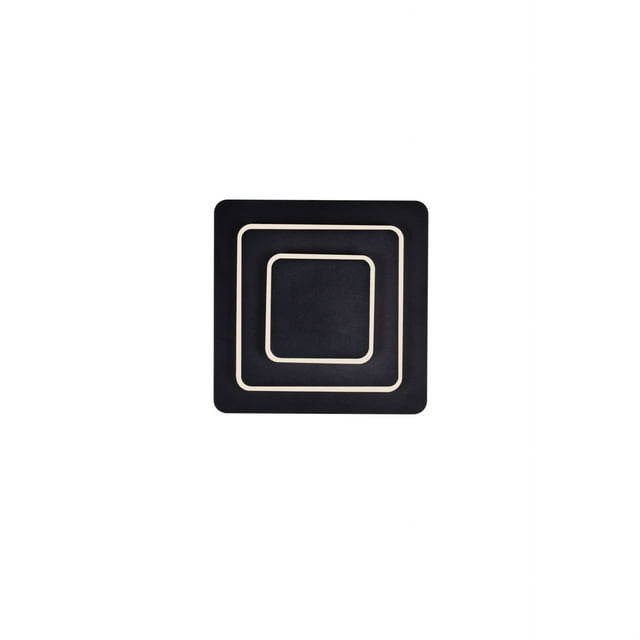 Applique LED avec Finition Noire Mate