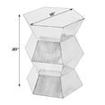 thumbnail image 4 of Beaumont Lane Modern 16"W Stainless Steel End Table in Nickel, 4 of 7