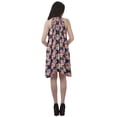 thumbnail image 4 of Moomaya Halter Neck Plus Size Tunic Rayon Sleeveless Tank Top Mini T-Shirt Dress, 4 of 6
