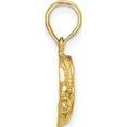 thumbnail image 2 of 14K Yellow Gold Polished Engraved Fish Charm (10.6 X 17.2) Made In United States k7686, 2 of 5