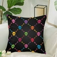thumbnail image 2 of MKHERT Colorful Skulls Pillow Covers Pillowcase Throw Pillows 18x18 inch, 2 of 2