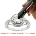 thumbnail image 7 of SAVEARTH DIAMONDS 1 1/2 ct. t.w Center 7MM Round Cut Lab Created Moissanite Diamond Halo Engagement Ring For Women In 14K White Gold Over Sterling Silver(G-H Color, VVS1 Clarity, 1.50 Cttw)Size : 6.5, 7 of 7