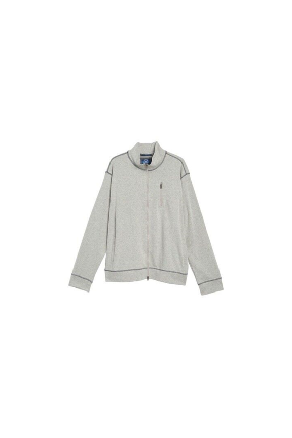 $69.50 Vintage 1946 Half Zip Ribbed Pullover,OATMEAL,SIZE M