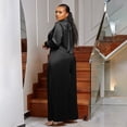 thumbnail image 3 of AURA Women Plus Size Fall Outfit 2 Piece Set Casual Shirt Wide Leg Pants Elegant, 3 of 4