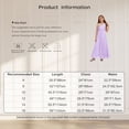 thumbnail image 7 of Hansber Elegant Junior Bridesmaid Dress One Shoulder Flower Girls Chiffon Ruched Pageant Party Gowns Light Blue 8, 7 of 7