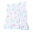 thumbnail image 1 of 4 Paragolpes De Cuna, Paragolpes De Cuna De Algodón Suave Para Bebé, Niño, Niña, Juego De Colchones Acolchados Para Los Laterales De La Cuna, Cojín Protector De Cuna Para, 1 of 8