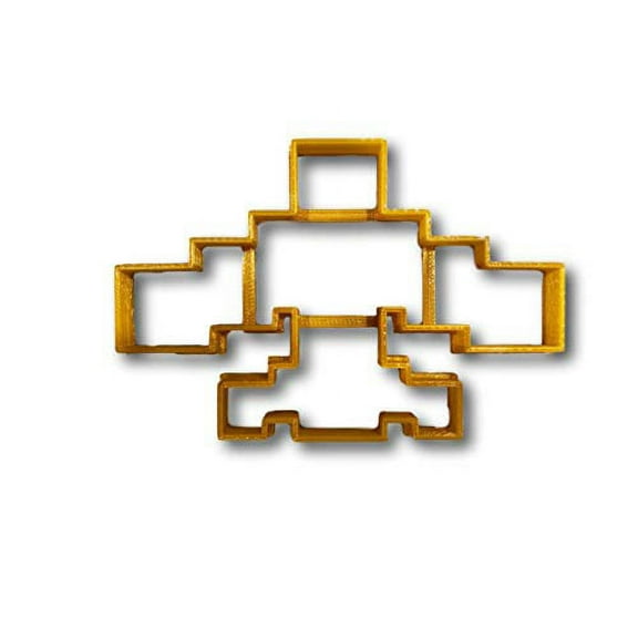8-bit Plane Cookie Cutter- Fast Shipping - Sharp Edges - Exceptional Quality
