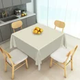 thumbnail image 6 of Tchckioa Beige Square Tablecloth,Waterproof Table Cloth for Kitchen,54x54 Inch, 6 of 6