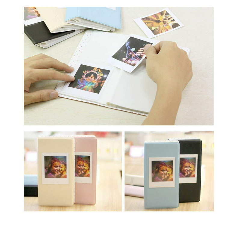 Epicgadget 64 Pockets Photo Album Book for Fujifilm Instax Square SQ1 SQ20 SQ10 SQ6 SP3 Films (Pink) -