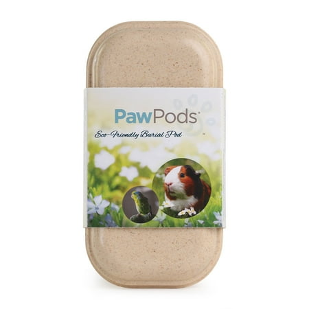paw pods biodegradable pet burial pod with seeded leaf mini