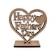 thumbnail image 1 of Decoración de corazón de madera, el mejor regalo para papá, letrero decorativo hueco, artesanía reflexiva Estilo A, 1 of 9