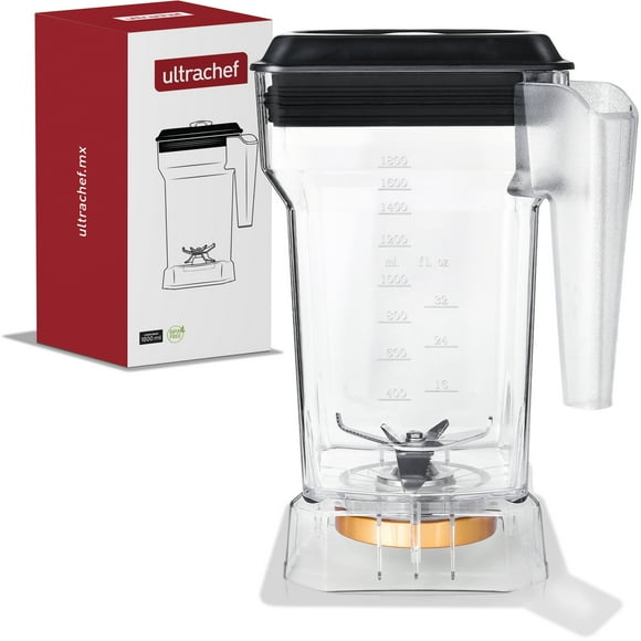 Vaso de Repuesto Ultrachef U2000 Tritán 1800 ml BPA FREE Transparente