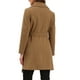 thumbnail image 3 of Abrigos de invierno para mujer con solapa, de un solo botón y cinturón, abrigo tipo trench, exterior S color caqui, 3 of 6