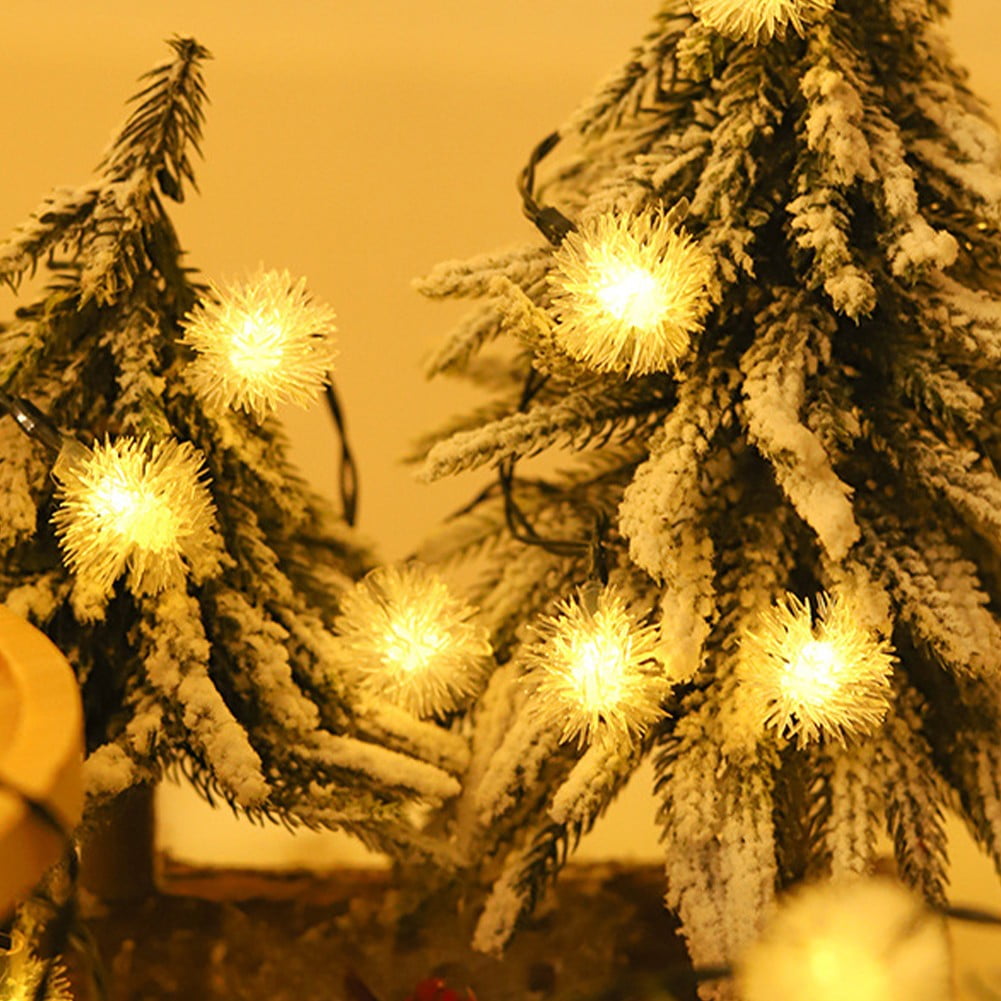 Leke Solar Powered bobbles Fairy String LED Lights Garden Waterproof