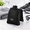 Black + Water Bottle-Small (4 in x 4 in), variant on Black XL (6.8 in x 4 in) Beltless Magnetic Fanny Pack Waistband Pouch