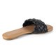 thumbnail image 5 of Sandalia FITORY plana con correa trenzada sin cordones negra, talla 8, 5 of 9