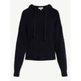 thumbnail image 5 of Free Assembly Women's Cozy Yarn Cable Knit Hoodie Sweater, Midweight, Size XS-XXL, 5 of 5