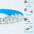 thumbnail image 4 of LASJPOB-USB Red 620-625nm LED Strip Light 5V USB Powered 13.12ft/4M 240LEDs Flexible SMD2835 High Brightness No-Waterproof IP20 LED Tape Lights(2pcs x 6.6ft), 4 of 4
