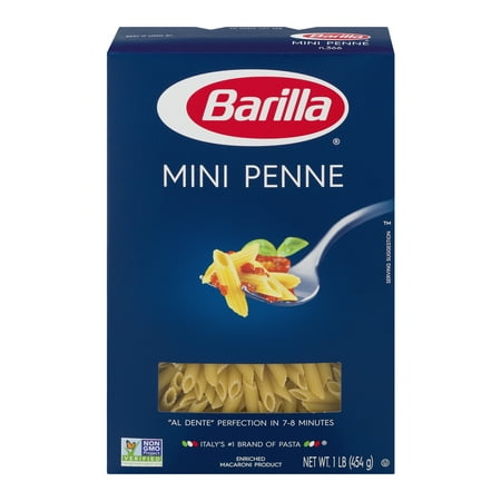 Penne Pasta - (4 pack) Barilla® Mini Penne Pasta 1 lb. Box