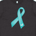 thumbnail image 4 of Inktastic Teal Awareness Ribbon Youth T-Shirt, 4 of 5