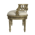 thumbnail image 4 of Banc Rembourré Hathaway - Beige Antique, 4 of 8