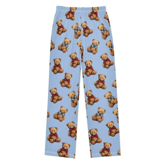 joogoo Cartoon Bears Pajama Pants Pj Bottoms Sleepwear Lounge L