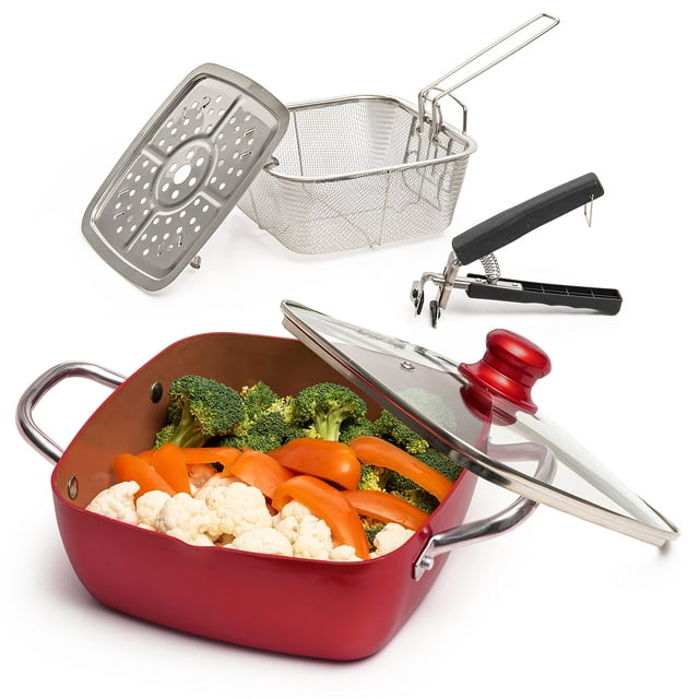 Set de utensilios de cocina Moss & Stone Copper, 5 piezas, antiadherentes