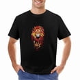 thumbnail image 2 of Yellow Lion Comics Graphic T-shirt Tee Animal Short Sleeve Chrismas Gift For Animal Lover, 2 of 4