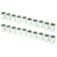 thumbnail image 3 of 20Pcs Rivet Nut Kit M8x10 Aluminum Alloy Regular Flat Head Hardware Fastener Tool, 3 of 14