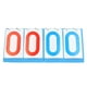 thumbnail image 3 of Flip Score Keeper, Plástico Azul Rojo Número Impermeable Marcador De 4 Dígitos Para Tenis De Mesa Para Baloncesto ANGGREK 4 Digit Flip Scoreboard, 3 of 8
