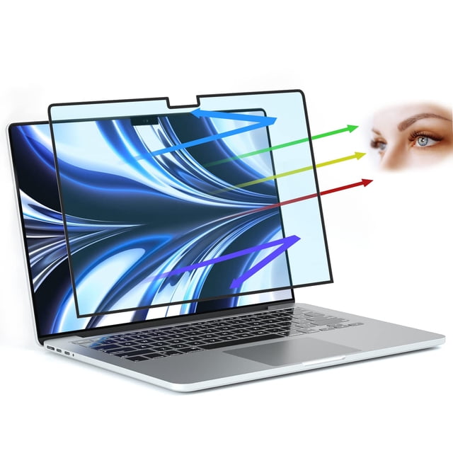Protector de pantalla FILMEXT para Macbook Air de 13,6 pulgadas, anti luz azul